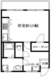 かぎ屋ビル【4階】の間取り