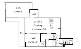 エクセレントガーデンヒルズ A棟【2階】の間取り