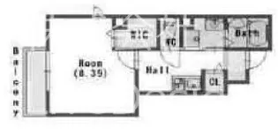 NTRエステート大久保【1階】の間取り