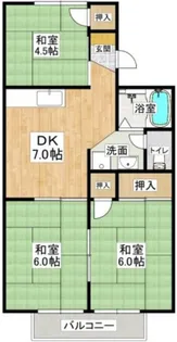 フジハイツ【2階】の間取り