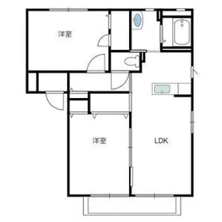 シャーメゾンアナナス【2階】の間取り