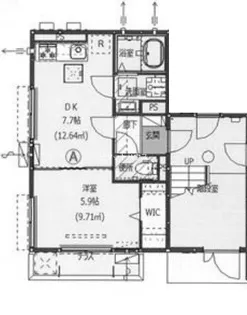 エスターテ西明石【2階】の間取り