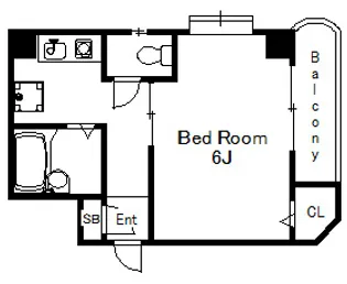 ヴェルビュ桜町【4階】の間取り