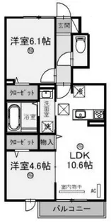 ルートサンヨウ【1階】の間取り