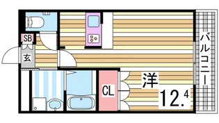 アプローズ【2階】の間取り