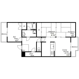 3LDKの間取り画像