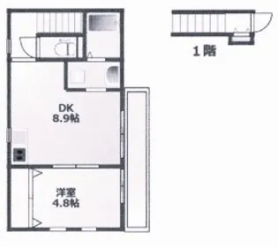 GLAハート明石【2階】の間取り