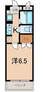 1Kの間取り画像