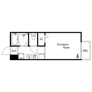 キャンパス本多聞【2階】の間取り