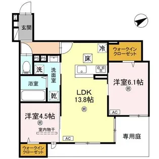 La maison林崎【1階】の間取り