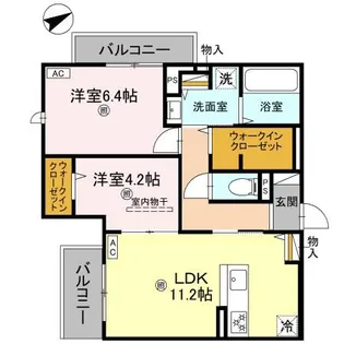 La maison林崎【3階】の間取り
