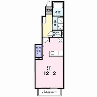ヴィラ コバト【1階】の間取り