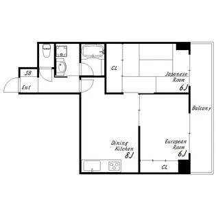 ルシエール垂水【3階】の間取り