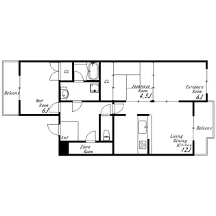 3LDKの間取り画像