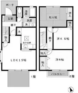 パルティーダ B棟【1階】の間取り