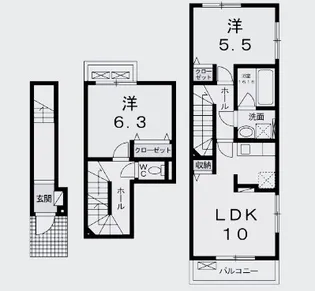 和(Nagomi)【2階】の間取り