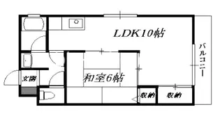 ハイツサンライズ【2階】の間取り