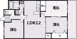 ハイムアゼーリア【6階】の間取り