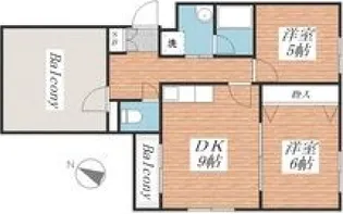 ベルトピア西明石Ⅵ【4階】の間取り