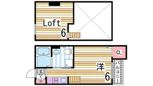 Marvel垂水山手【2階】の間取り