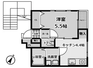 アリビア大観町【3階】の間取り