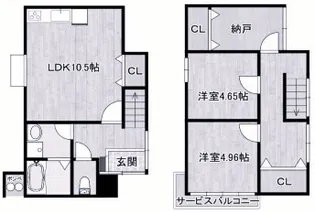 兵庫県神戸市須磨区妙法寺字アチ口【一戸建】の間取り