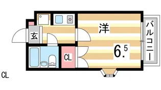 パレス大蔵谷【2階】の間取り