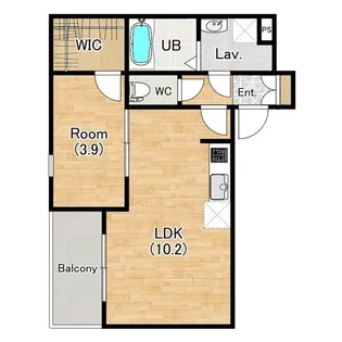 (仮称)ジーメゾン大久保アスピダ【2階】の間取り