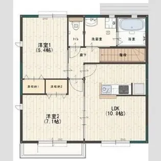 シェーンメーア【2階】の間取り