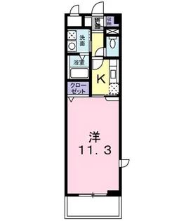 1Kの間取り画像