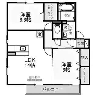 エル ビエント【2階】の間取り