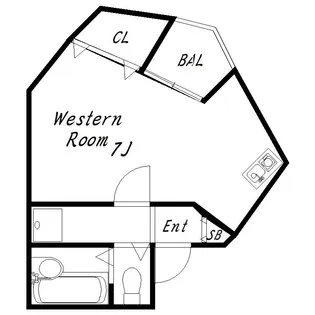 千鳥が丘エヌズ【4階】の間取り