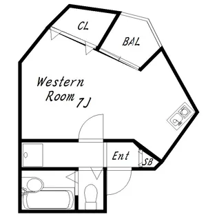 千鳥が丘エヌズ【4階】の間取り
