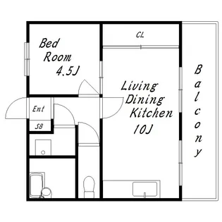 ヴィラ舞子公園【4階】の間取り
