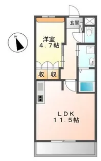 サンヒルズ【2階】の間取り