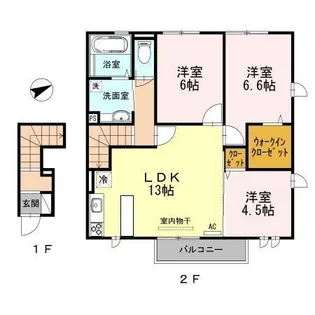 ステラコートII【2階】の間取り