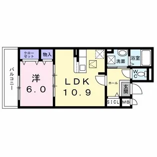 プレミアスペースⅡ【3階】の間取り