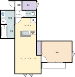 AQUILA須磨海浜公園【2階】の間取り