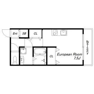 パルフラッツ王居殿【1階】の間取り