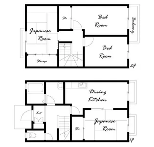 兵庫県神戸市垂水区つつじが丘5丁目【テラスハウス】の間取り