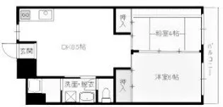 グリーンヒル舞子【3階】の間取り