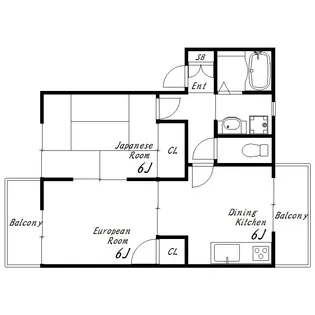 フレグランス本多聞C棟【1階】の間取り
