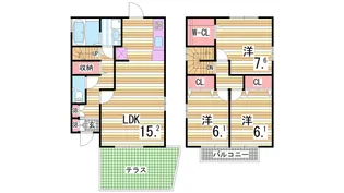 兵庫県神戸市西区水谷2丁目【一戸建】の間取り