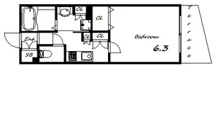 H.Cフラッツ須磨天神【1階】の間取り