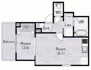 ジーメゾン垂水オアシエ【1階】の間取り