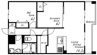 サンヴィラ24【3階】の間取り