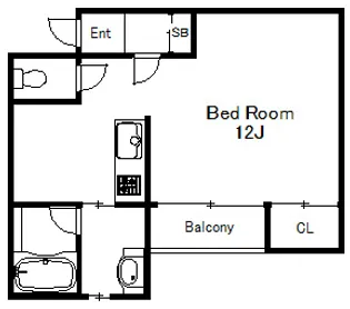 アジール・アン【2階】の間取り