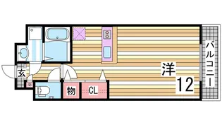 シエルオカモト【2階】の間取り