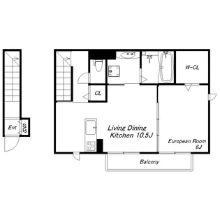 アトールさかえ【2階】の間取り