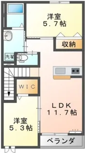 ザ・フォレスタ【2階】の間取り